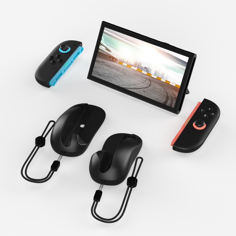 2 Stück Mausgriffe für Nintendo Switch 2 Spielzubehör Joy-Con Links/Rechts Controller Joy-Con 2 Ergonomischer Desktop-Maushalter
