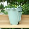 Flowerpot Breathable Ruffled Edge Plastic Wall-mounted Plant Pot Vase for Outdoor