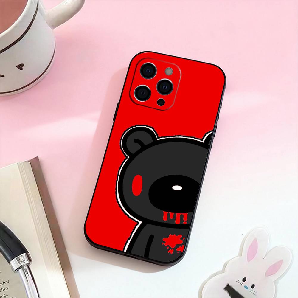 G-Gloomy Cute Bear wallpaper Phone Case Silicone Soft For IPhone 17,16,15,14,13,12,11,XS,Plus Pro Max