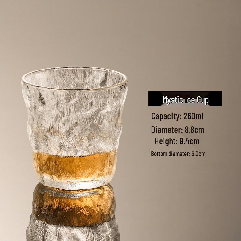 ZISIZ Crystal Glass Whiskey Cocktail Glass