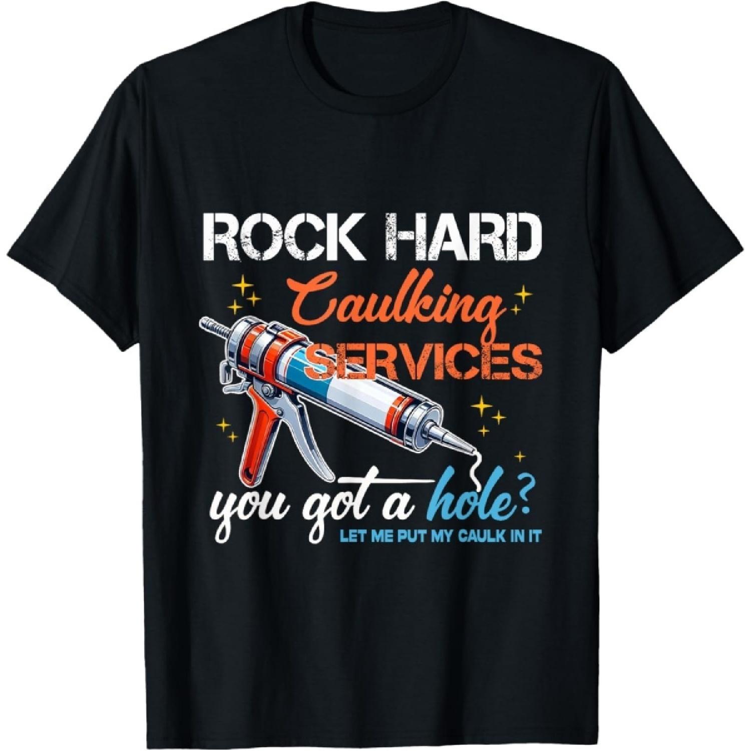 Gololl Funny Offensive Embarrassing Inappropriate Rock Hard T-Shirt S