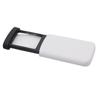 Pull-Out Magnifier Foldable Portable Magnifying Tools Handheld 4x Illuminated Lighted Magnifier Rectangular for Elderly Reading