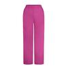 Women Straight Leg Mid Rise Trousers with Flat Front Design for Casual and Suitable for Daily Use