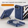 Case For iPhone Duo Fold Case Lens mount stand Protective Back Cover For MagSafe Magnetic Wireless Charging Phone Shell Funda