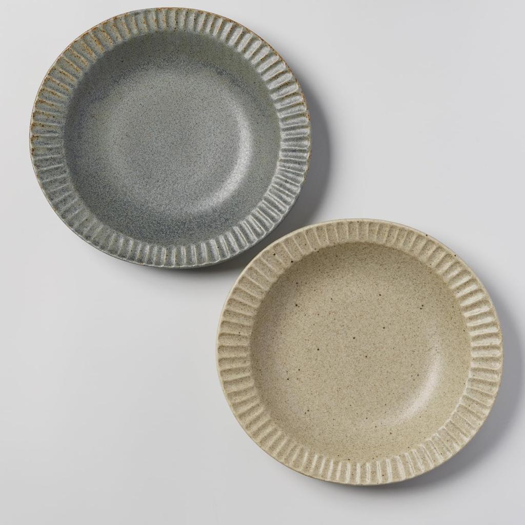 Aito Seisakusho Curry and Pasta Gift 23 x 22 Includes Wooden Spoon Mino Dishwasher and Microwave Perfect for and Made in Gray and Product Number