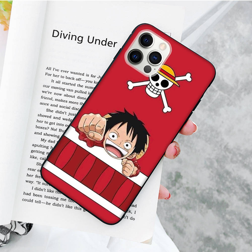 JW76 Little Man One Piece Black Soft Case for OPPO Reno 8 6 5 4 Pro Plus Find X3 A17 A3 A31 A38 A40 A53 A54 A55 A74 A76 A78 A77 A80 A94 A95 A96 Lite