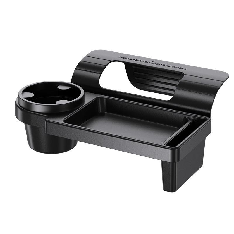 Multifunctional Car Window Storage Box: Phone Holder, Cup Holder, Key Organizer.
