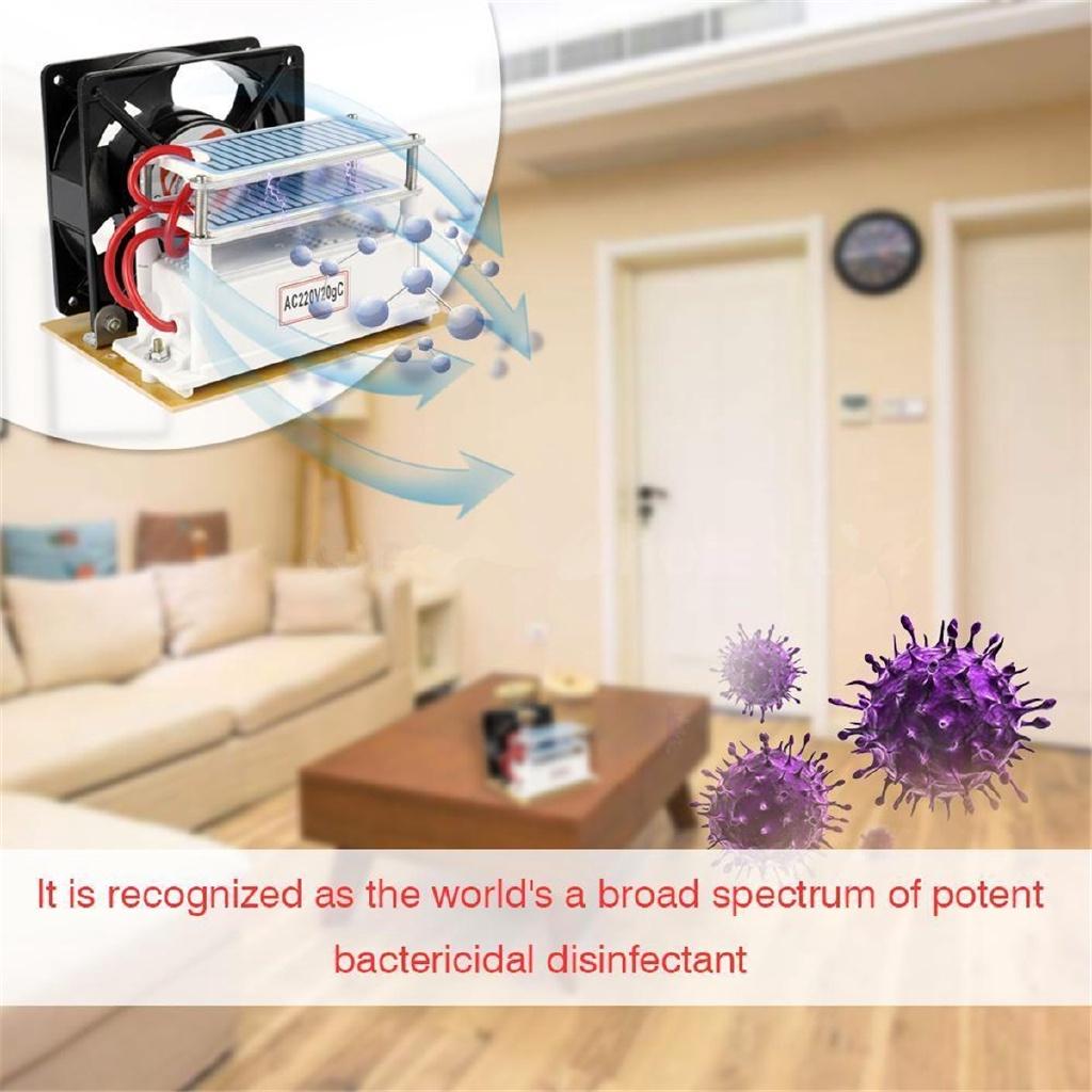 Portable Ceramic Ozone Generator Ozone Double Layers Long Life Ceramic Plate Ozonizer Air Water Air Purifier 160 * 130 * 115mm