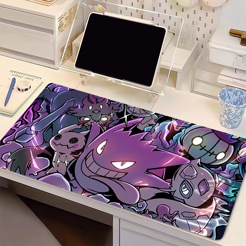 Anime Computer Mouse Pad P- Gengar Gamer Office Laptop MousePads Gaming Mousepad Soft Desk MausePad Keyboard Mouse Carpet