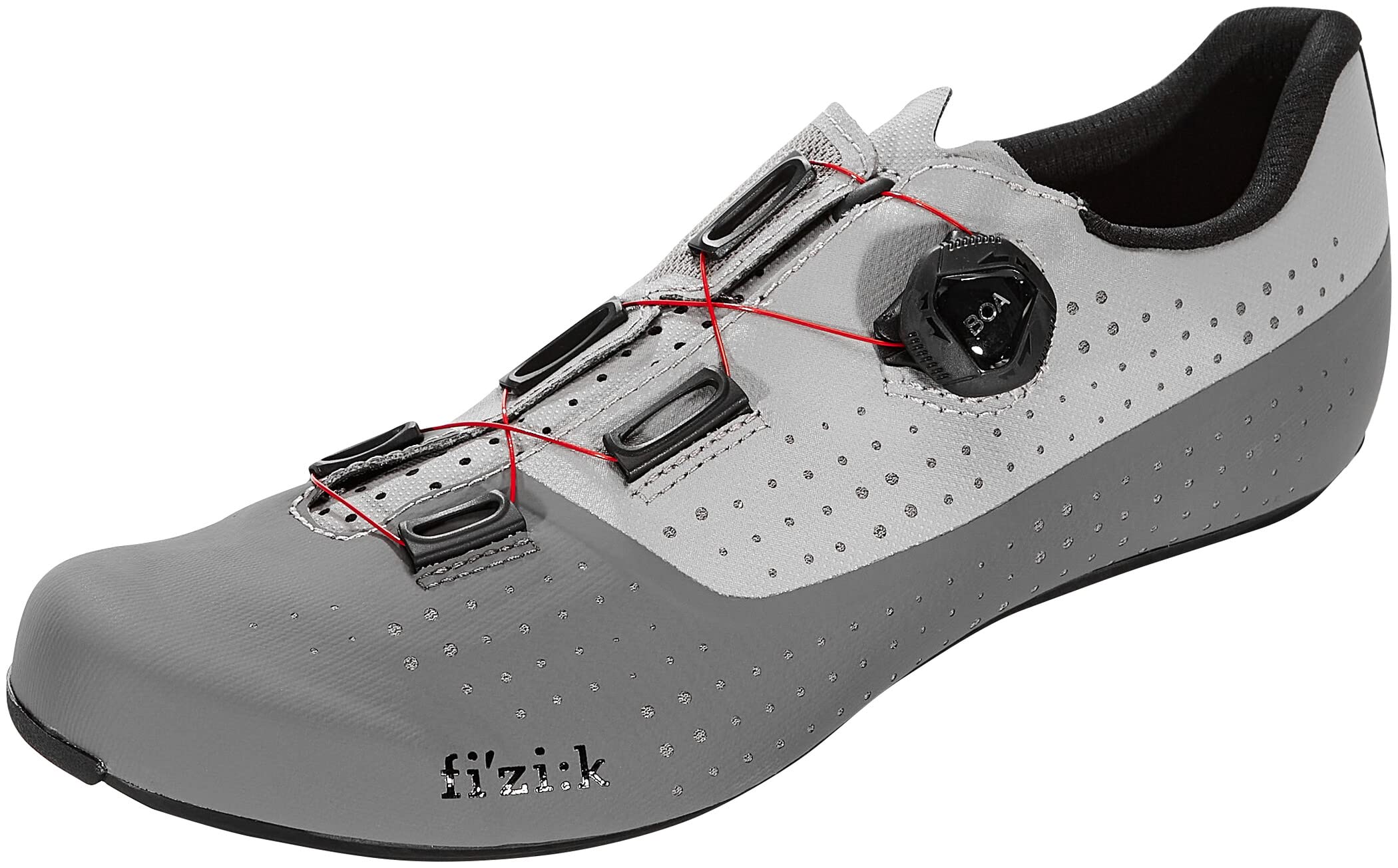 

Fizik Men s Classic Cycling Shoes, Gray Red, men11 d(m) us=45eu