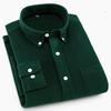 Men's Corduroy Shirts Long Sleeve Fashion Casual Regular Fit Soft Comfortable Pocket Dress Shirt For Men Blouse Clothes