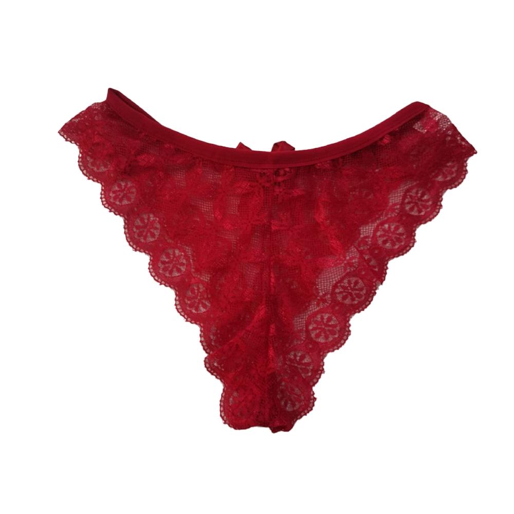 Women's Lace Transparent Sheer Low Waist G string Panties Sexy Knickers
