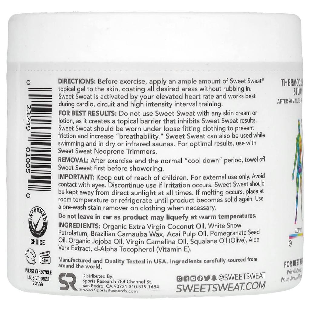 Sweet Sweat, Athletic Performance Supplement, Coconut, 13.5 Oz (383 G)