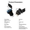 IP65 Waterproof 12-24V Car Charger Socket, PD QC3.0 Dual USB Type C Fast Charging Power Outlet with ON/OFF Switch for Motorcycle, Truck, RV, ATV, Boat