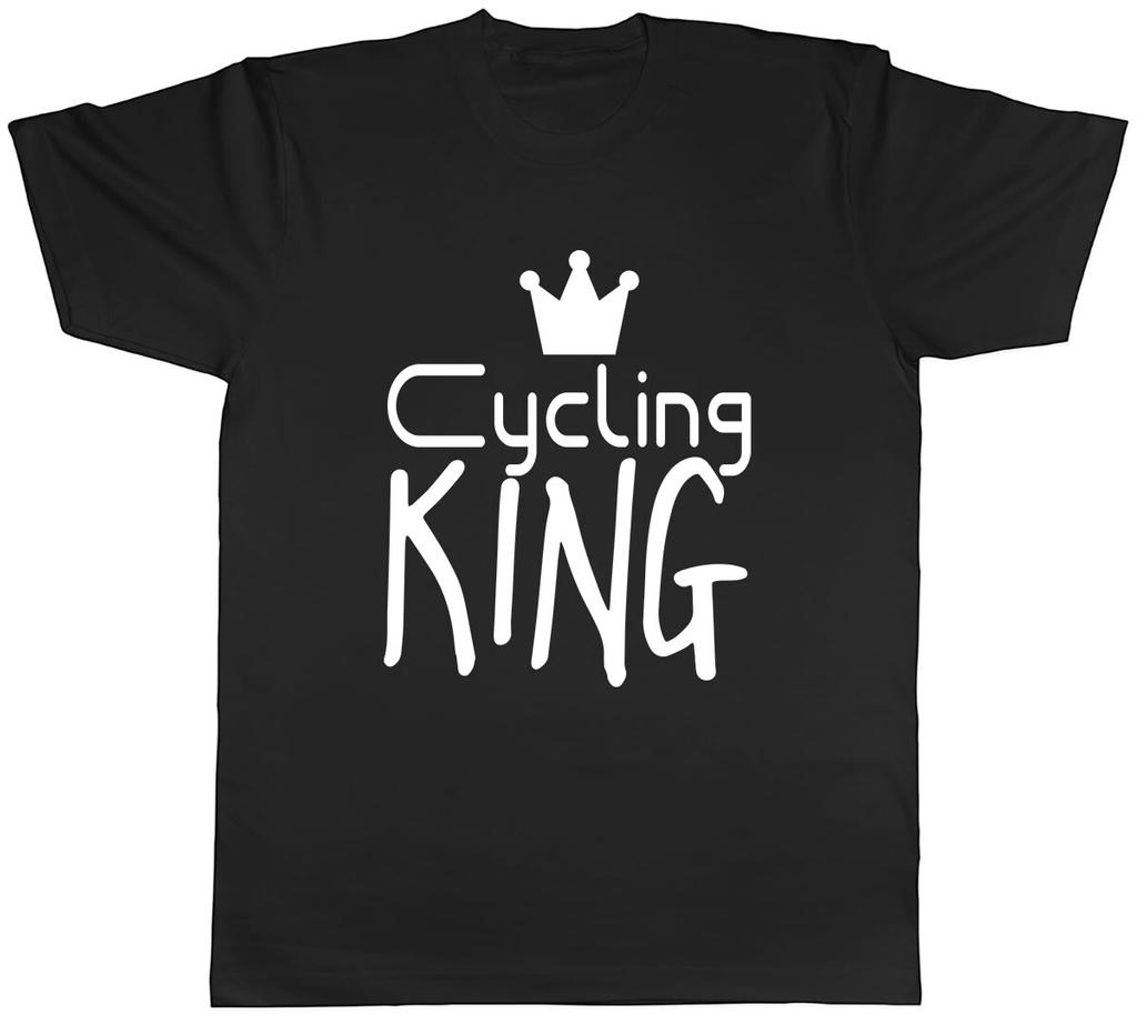 Cycling King Mens Unisex T-Shirt Tee