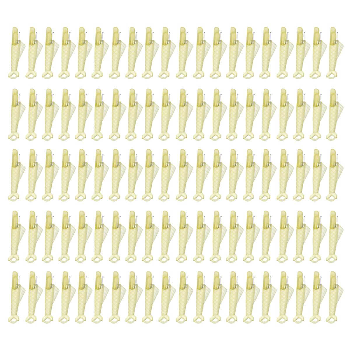 

Yousheng 100 шт. нитевдеватель в форме рыбьего рта для самостоятельной вышивки крестом, для швейной машины, нитевдеватель, портативные пластиковые инструменты для заправки нити S жёлтый