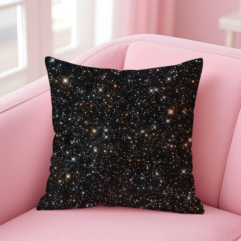 Space Starry Sky Pillow Case Pattern Printing Pillowcase Living Room Sofa Cushion Cover Bedroom Room Decor