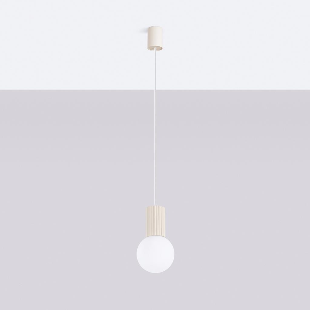 Lampa Wisząca Halo 1 G9 Beżowy Alu Sollux Sl.1719