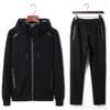Hoodies Set Mens Sport Suit Loose Sportsuit Sportswear Gym Clothing Men Run Sets