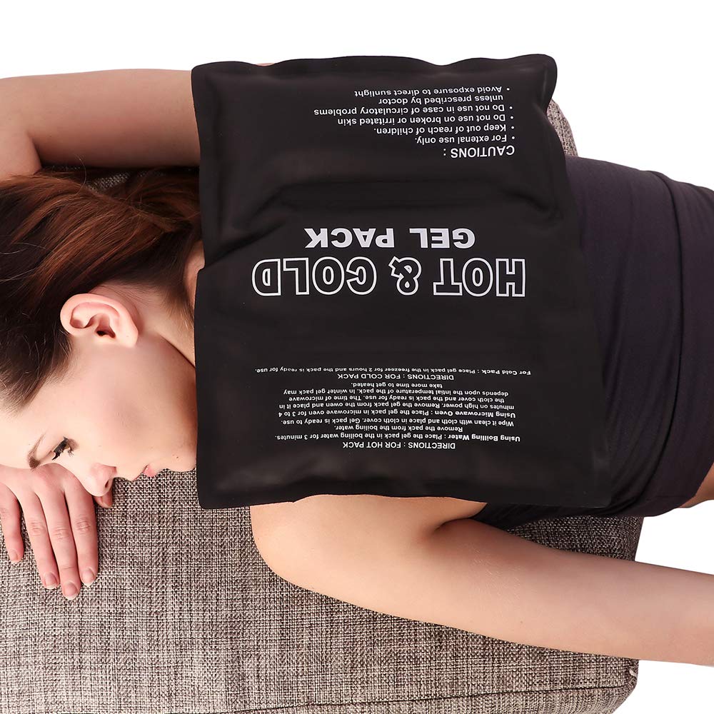 ONYXNEO Soft Touch Reusable Hot and Cold Gel Pack for Pain Relief (X-Large 275X350mm)