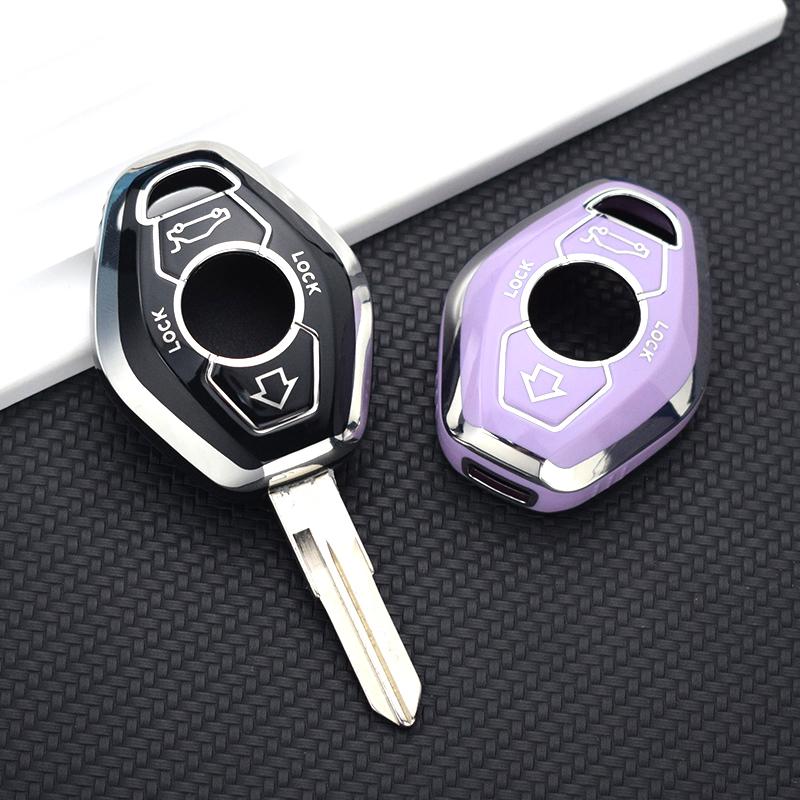 TPU Shell Fob Car Key Case Cover for BMW EWS E38 E39 E46 E83 E53 E60 E63 E61 E64 X3 X5 Z3 Z4 1/3/5/7 Series Keyless Accessories