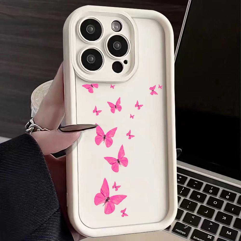 Husă pentru telefon Moale Ochi de înger TPU pentru Samsung A05 A04 A30 A50 A13 A23 A53 A14 A24 A34 A54 A15 A25 A35 A55 S20 S23 FE S24 Ultra Ae58 Design de artă fluture