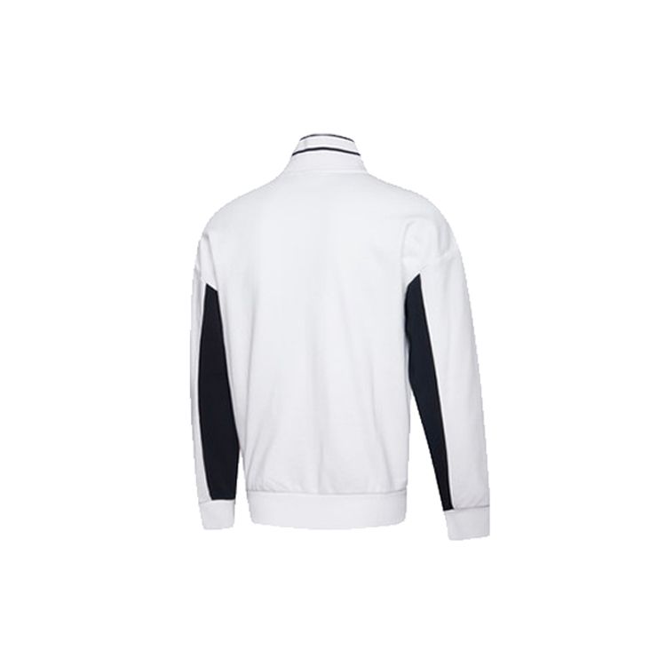 Puma Casual Stand Collar Zip Jacket Men Tops White 597343-02