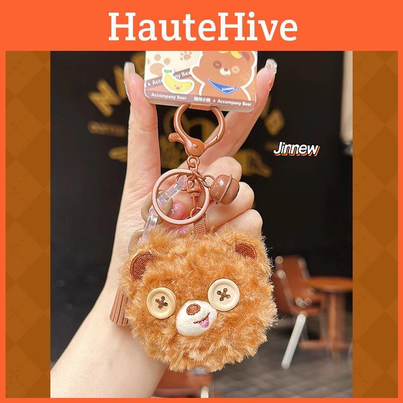 Unique Jinnew Plush Bear Keychain Fuzzy Design Great For Accessories And Ideas Gift