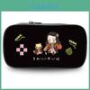 Geräumiges Demon Slayer Federmäppchen Oxford-Material Kawaii-Stil Schul-Schreibwarentasche