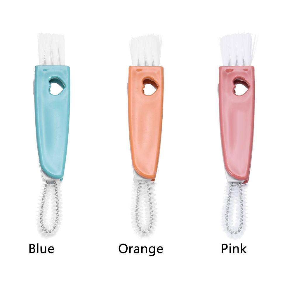 Multifunctional Groove Gap Clean Bottle Cap Cleaning Tool Cup Cover Brush Milk Bottle Lid Cleaner