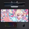 Cute Dark Game Nneedy Girl Overload Mouse Pad Large Gaming Mousepad With Stitched Edges Thickened Desk Mat Pc