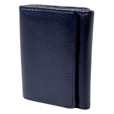 [retour en dessous] Portefeuille en Cuir Véritable pour Hommes et Femmes, Pliage Triple, Compact, Mini Portefeuille, Portefeuille Pliant, Portefeuille en Cuir Véritable avec Compartiment à Monnaie en Forme de Boîte