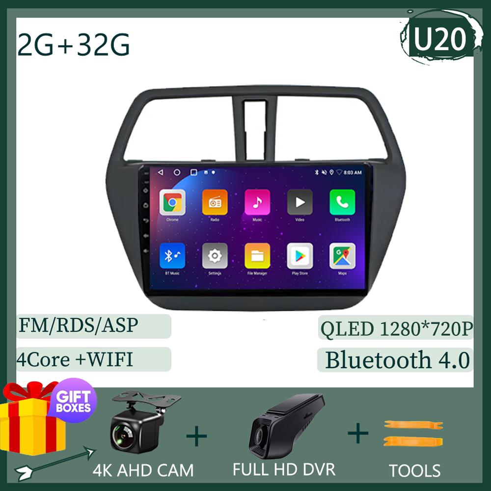 Android 14 Navigation Multimedia For Suzuki S-cross SX4 2014 2015 2016 2017 Car Radio Navigation GPS Multimed NO 2DIN DVD 5G BT