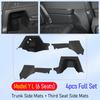 Door Sill Protector for Tesla Model YL Y L 2026 Accessories Anti-Kick Door Sill Guards Seat Slide Rail Pad Trunk Side Cover Mats