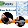 12pcs Shower Curtain Rings, C-Shaped Hooks for Bathroom Window Rod,for Easy Installation and Organization, Bathroom Accessories