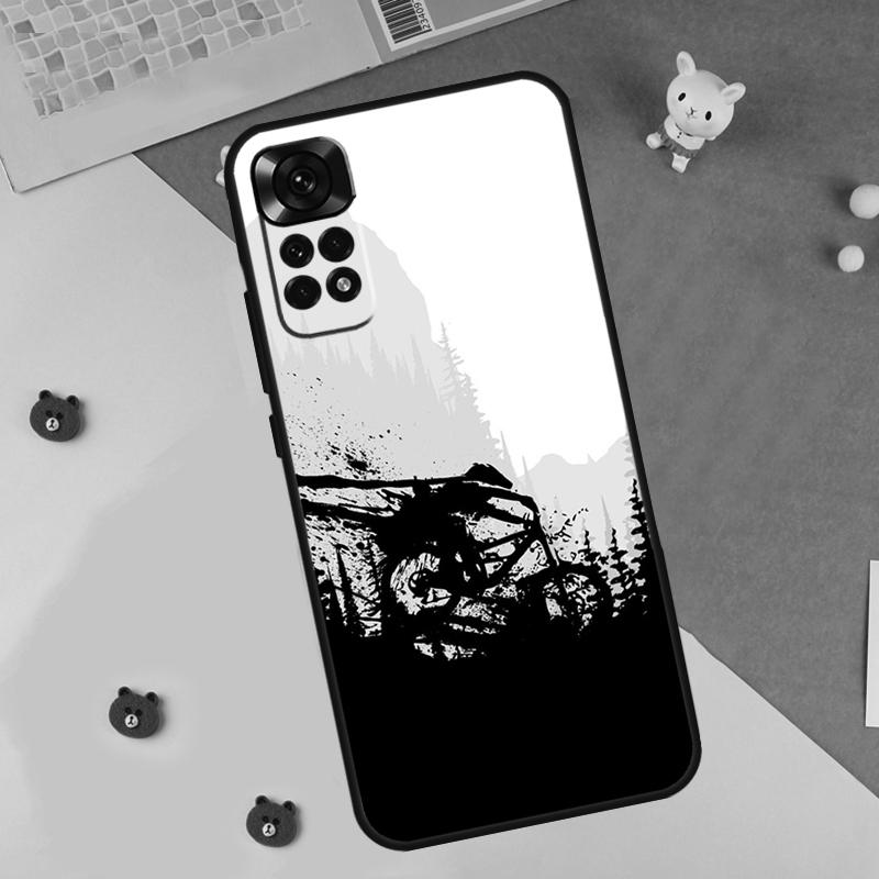 Bike Bicycle Case For Xiaomi Redmi Note 14 13 12 9 10 11 Pro 10S 11S 12S Cover For Redmi 13C 10C 12C 14C