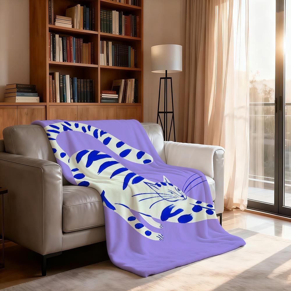 Nordische Tier Minimalistische Decke Weiche Überwurfdecke für Zuhause Schlafzimmer Bett Sofa Picknick Reise Büro Ruhe Abdeckung Decke Geschenk