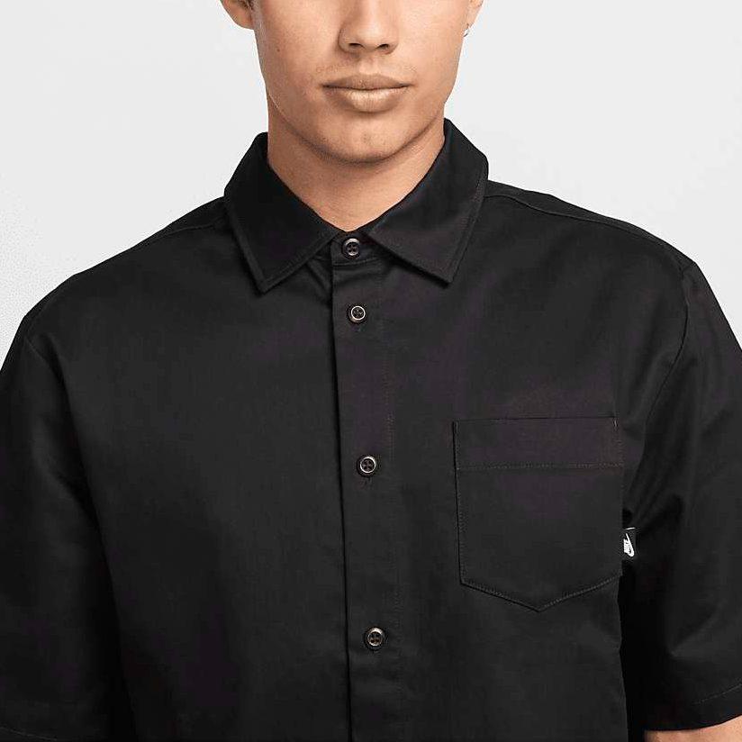 Nike Shirts Men's Black Lapel Moderate Other DX0899-010