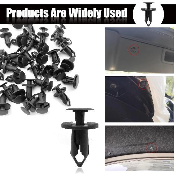 20Pcs Fender Fastener Rivet Push Clips/Body Rivets ATV Push Pins Compatible with Honda Ranger RZR 800 900 Sportsman XP 850 Suzuki Kawasaki Polaris