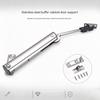 Steel Cabinet Lift Support with Articulated Arm, Adjustable Support Pressure, and Mounting Hardware for a Raised Cabinet Door and Storage Cover