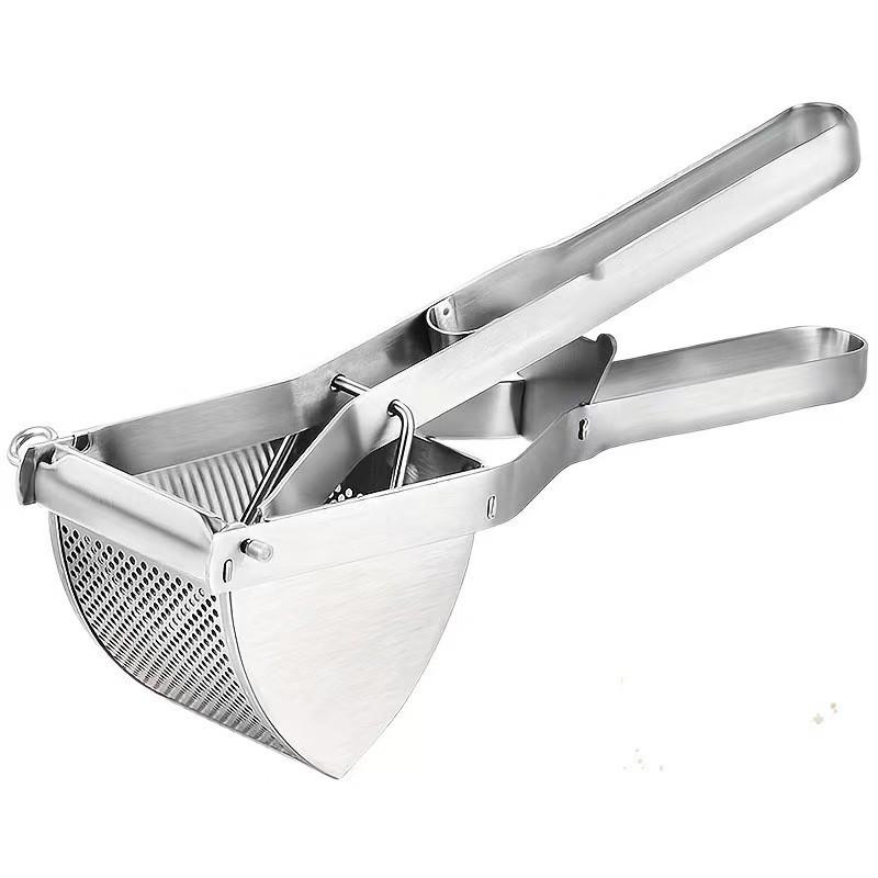 

Stainless Steel Potato Masher & Ricer - Multipurpose Fruit Juicer