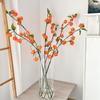 Orange Lantern Fruit Silk Cloth Sour Berry Lifelike Simulation Flower  Home Decoration
