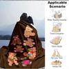 1pc Teddy Bear Blanket Warm, Cozy, and Soft, Suitable for Sofas, Beds, Cars, and Office Use.Perfect for Camping and Travel, Making It A Great Gift for