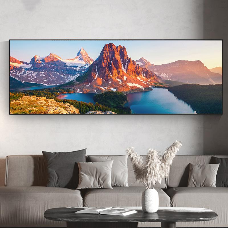 Natural Landscape Canvas Painting Mountain Posters And Prints Wall Art Scenery Pictures Living Room Home Decoration Cuadros