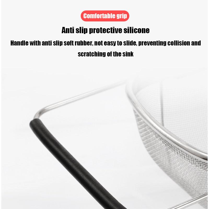 Kitchen Accessories Drain Basin Kitchen Sink Filter Stainless Steel Wash Vegetable Basket Multifunctional Telescoping Strainer