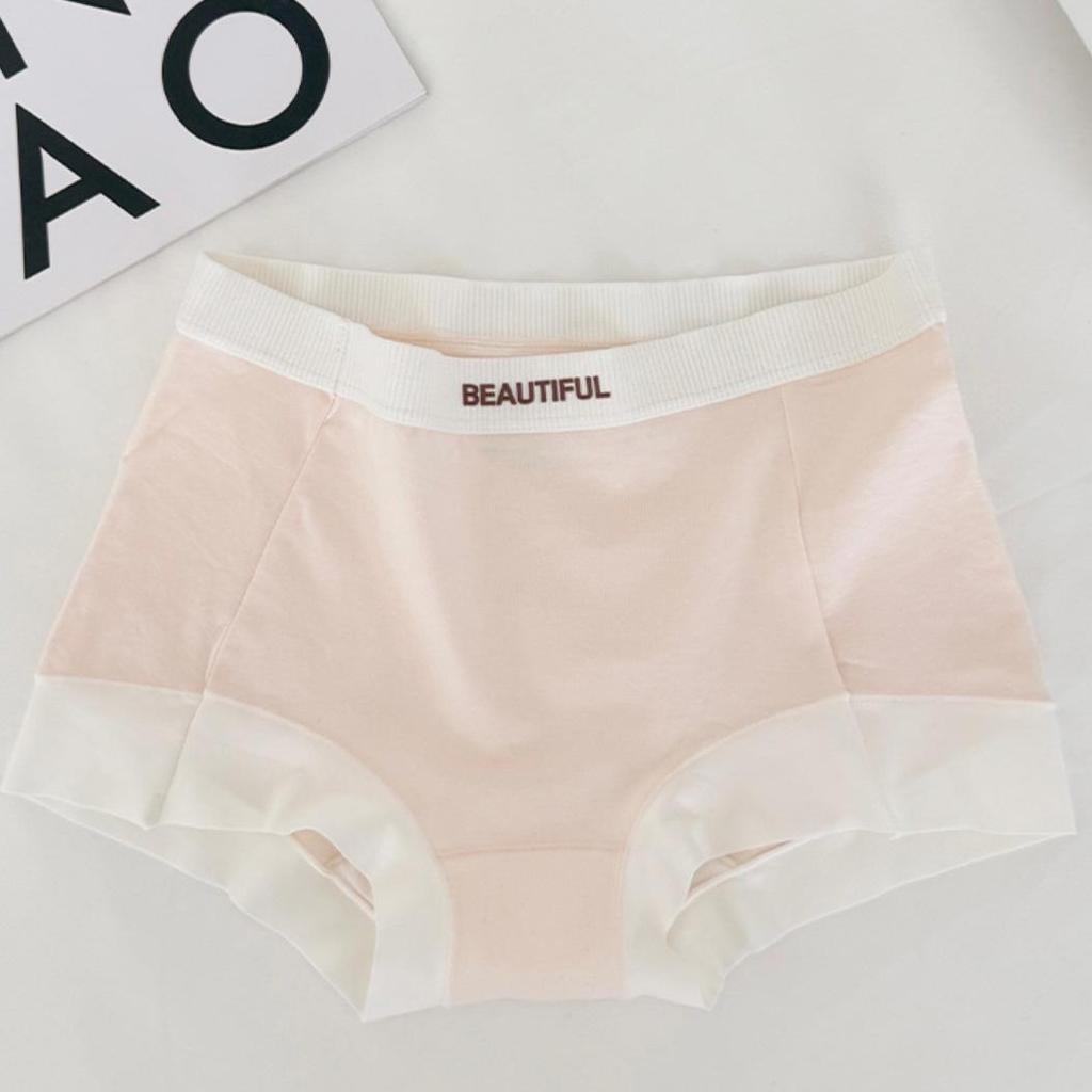 Women's Antibacterial Cotton Boxer Briefs: Safety Pants & Underwear Combo