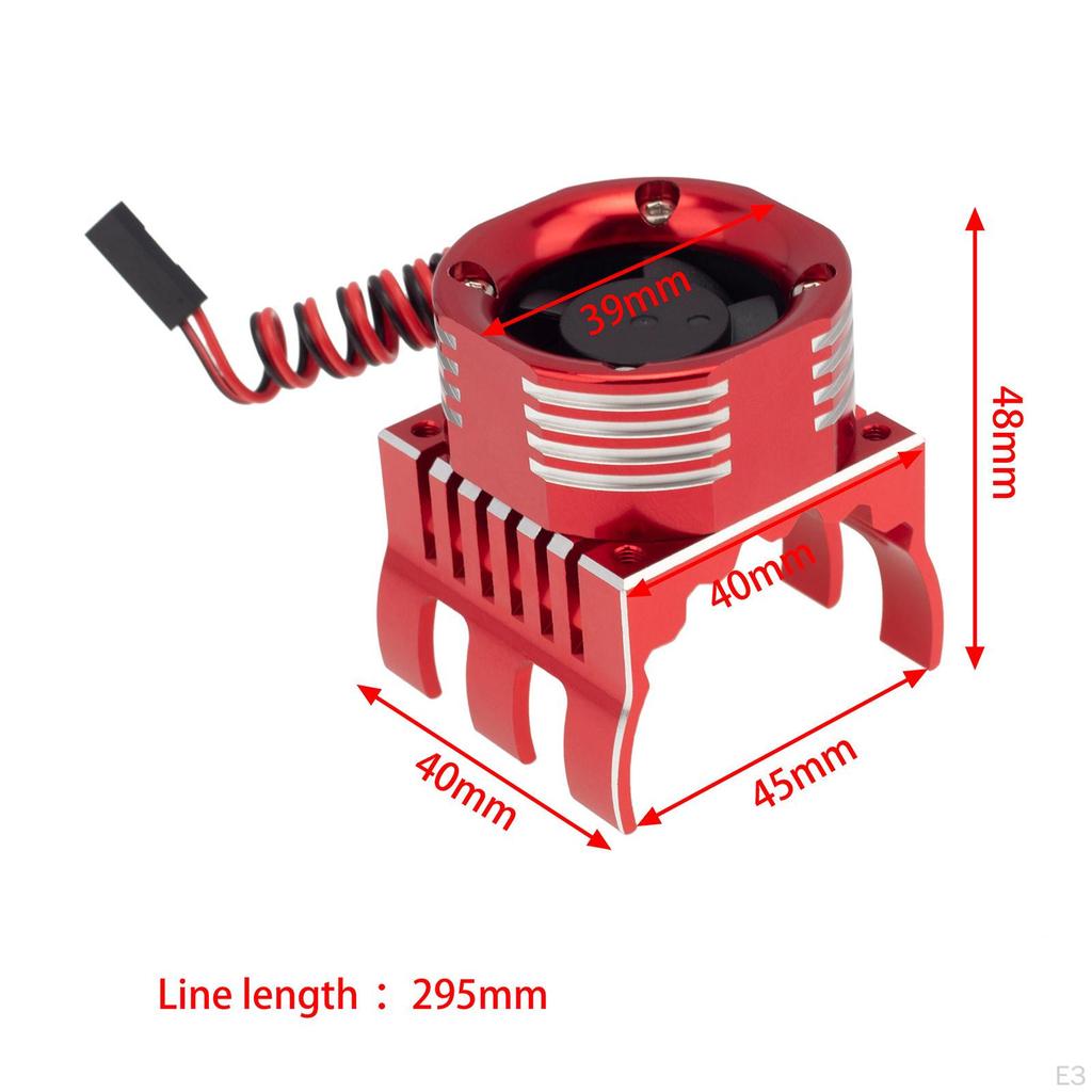 1:81:10 RC Motor Cooling Fan Vehicle Crawler Model Pair