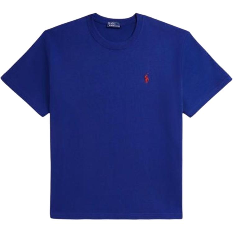 

Polo Ralph Lauren Однотонная футболка свободного кроя с круглым вырезом и короткими рукавами Женские топы Синий WMPOKNINCU21162-999 S