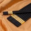 10 Pairs 24cm Reusable Chopsticks Non-Slip Chopstick Sushi Sticks Chinese Sticks To Eat Food Chinese Wood Chopsticks Set KZ004