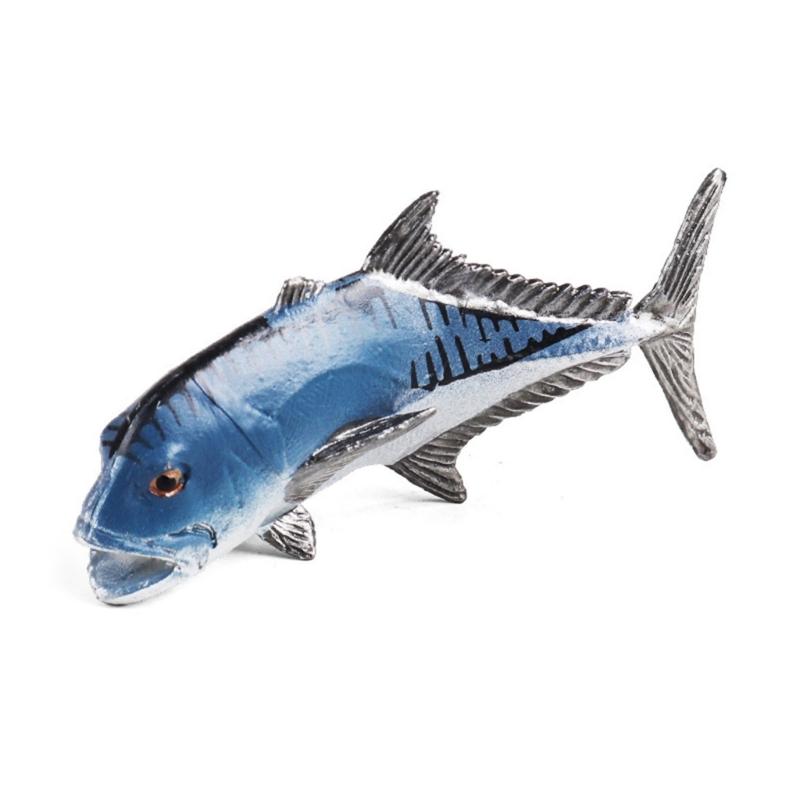 Simulated Plastic Fish Models Realistic Bass Fake Fish for Home Decoration and Science Exhibits